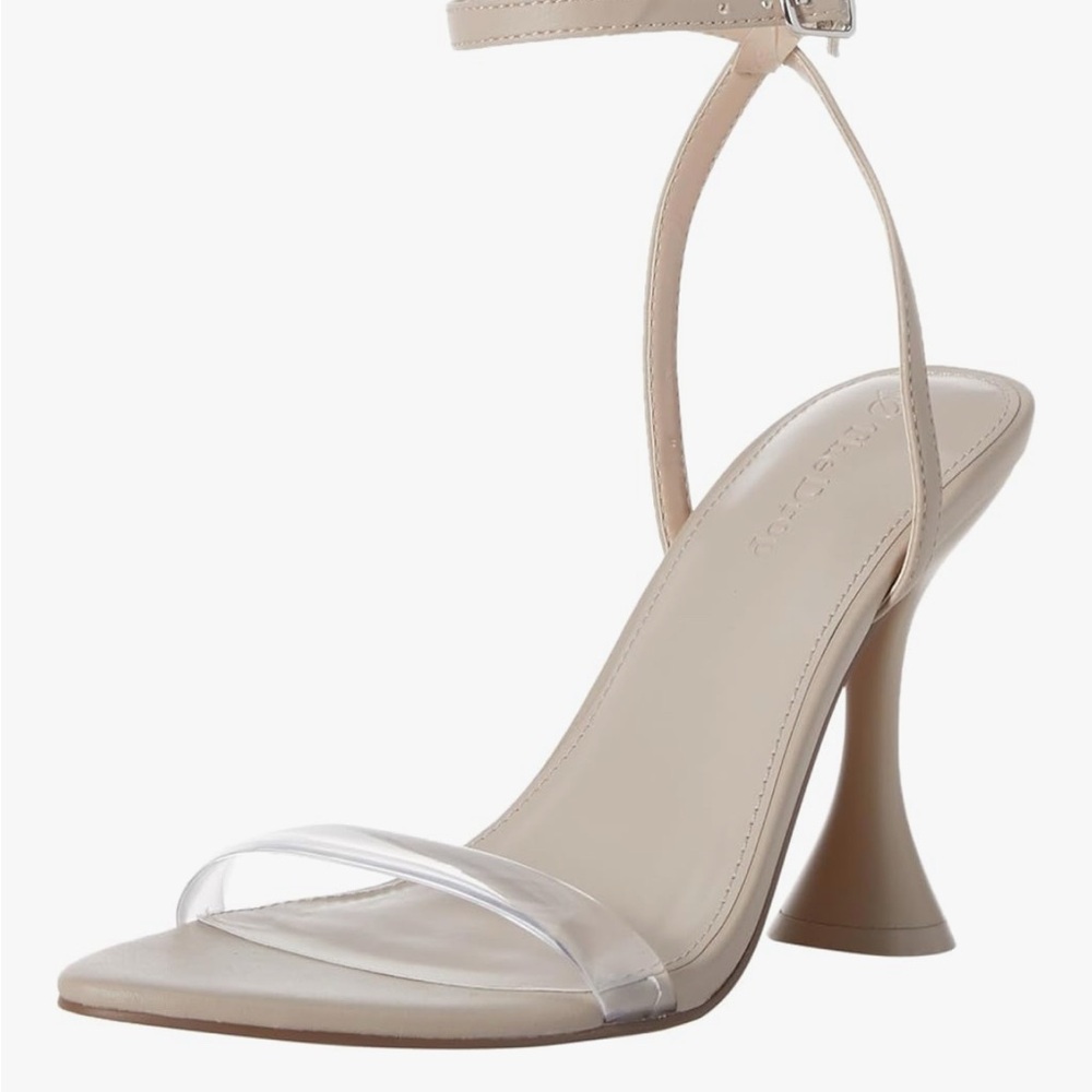 The Drop Women's Lina Trend Heel Sandal 3.7 heel New